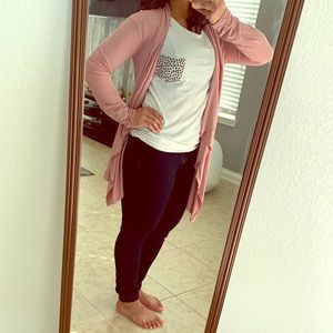 White shirt with printed sleeves and pocket